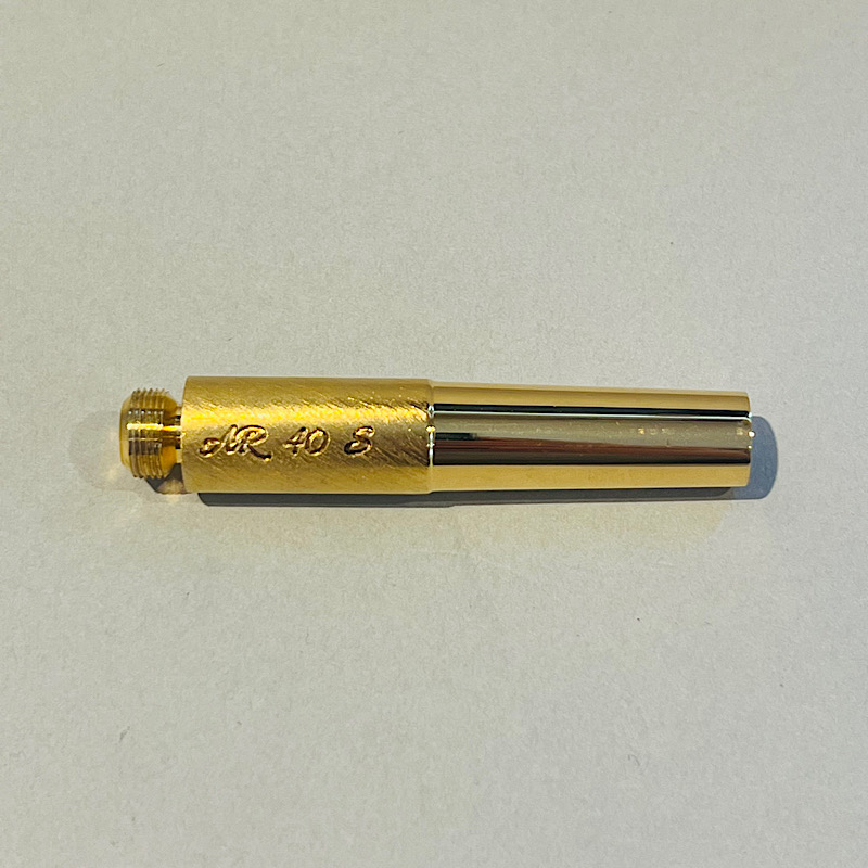 中古品/TP61】ARレゾナンス / トランペット用マウスピース バックボア（ブラス材）40S / 金メッキ（GP） | Lemante  Brass（レマンテブラス）